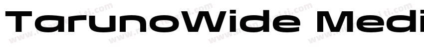 TarunoWide Medium字体转换